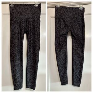 Old Navy Active Power-soft Extra High Rise Leggings, Go Dry, M Petite, Cheetah